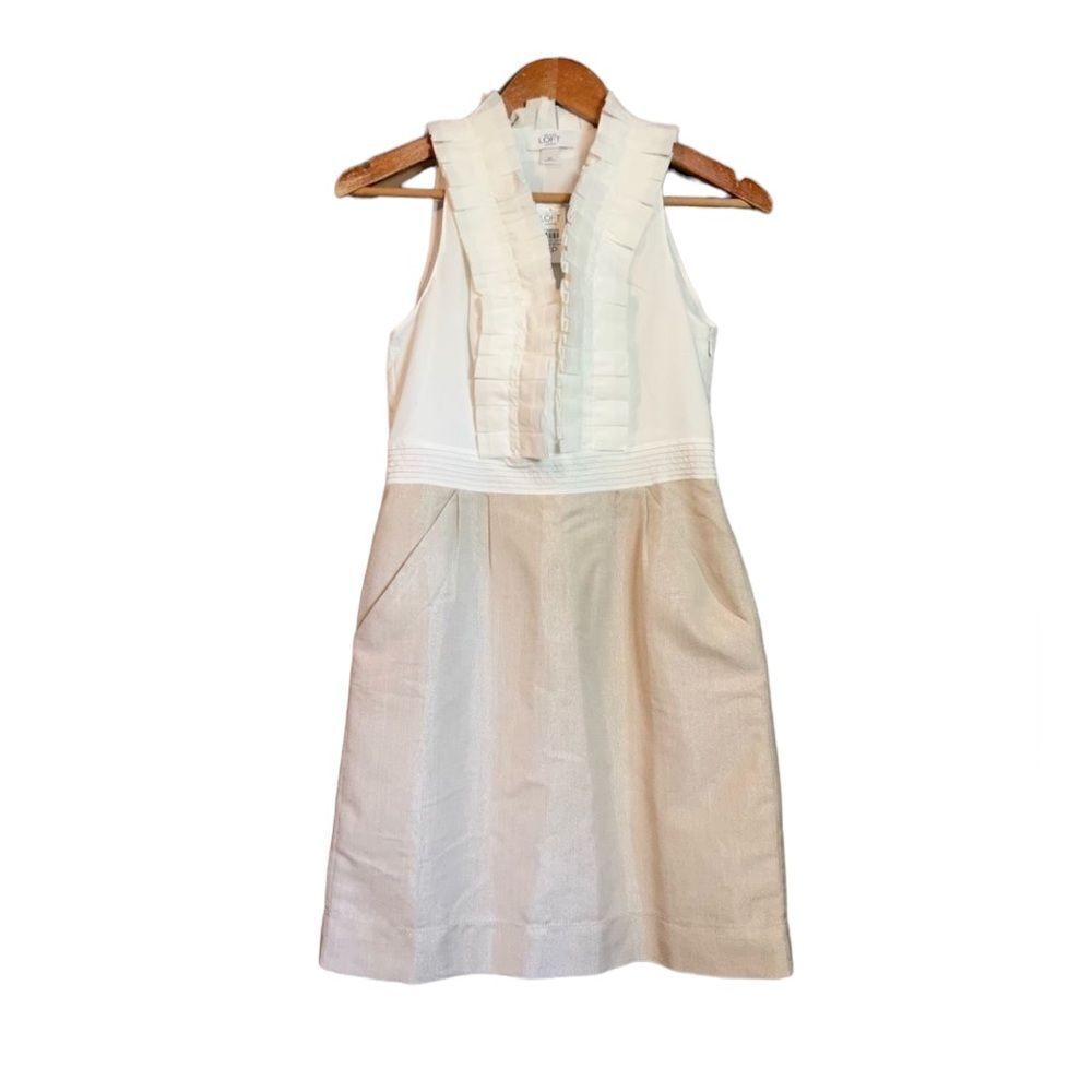 NWT! Loft petites sleeveless dress